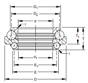 Timken-200DTVL722-止推軸承