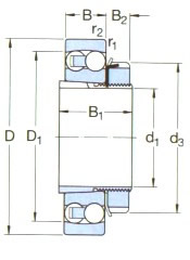 SKF-H211-自動調(diào)心球軸承