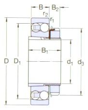 SKF-H220-自動(dòng)調(diào)心球軸承