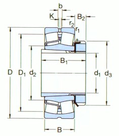 SKF-H2338-球面滾子軸承