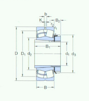 SKF-OH3148H-球面滾子軸承